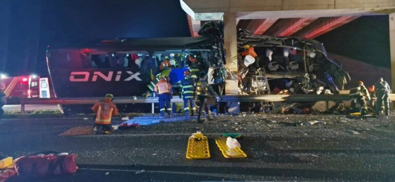 Grave acidente envolvendo ônibus deixa 10 vítimas fatais e 42 feridos 