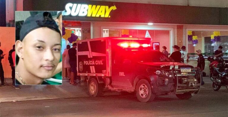 Criminoso mata jovem armado dentro da Subway em Porto Velho