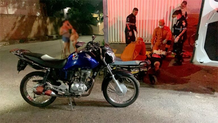 Colisão entre ciclista e motociclista deixa uma pessoa gravemente ferida em Porto Velho